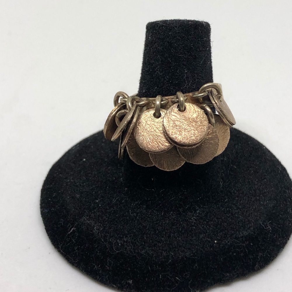 Sterling gold vermeil cha cha ring